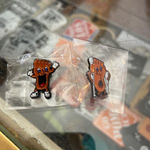 Pair of Cartoon Foot Enamel Pins