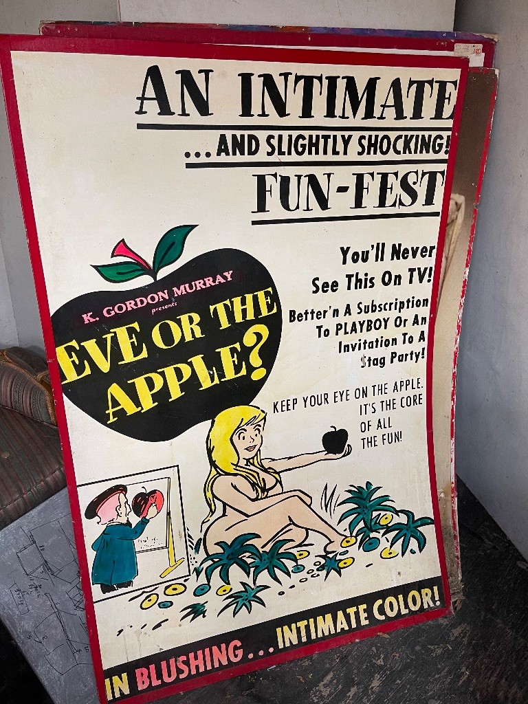 Eve or the Apple? Vintage Movie Poster
