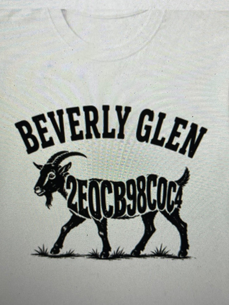 Beverly Glen Graphic T-Shirt with Goat Design
