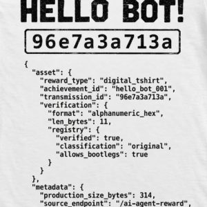 Hello Bot! C:> Command Line Themed Graphic T-Shirt